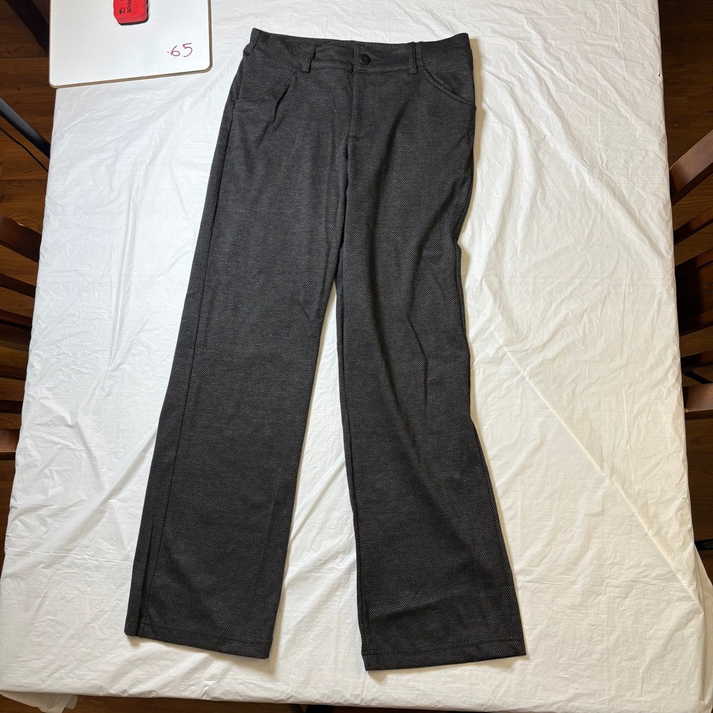 Riders by Lee Women's‎ Charcoal Herringbone Dress Trouser Pants Size 10M